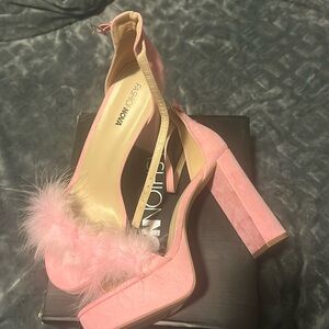 Cute furry heels